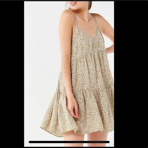 Urban outfitters green floral dress